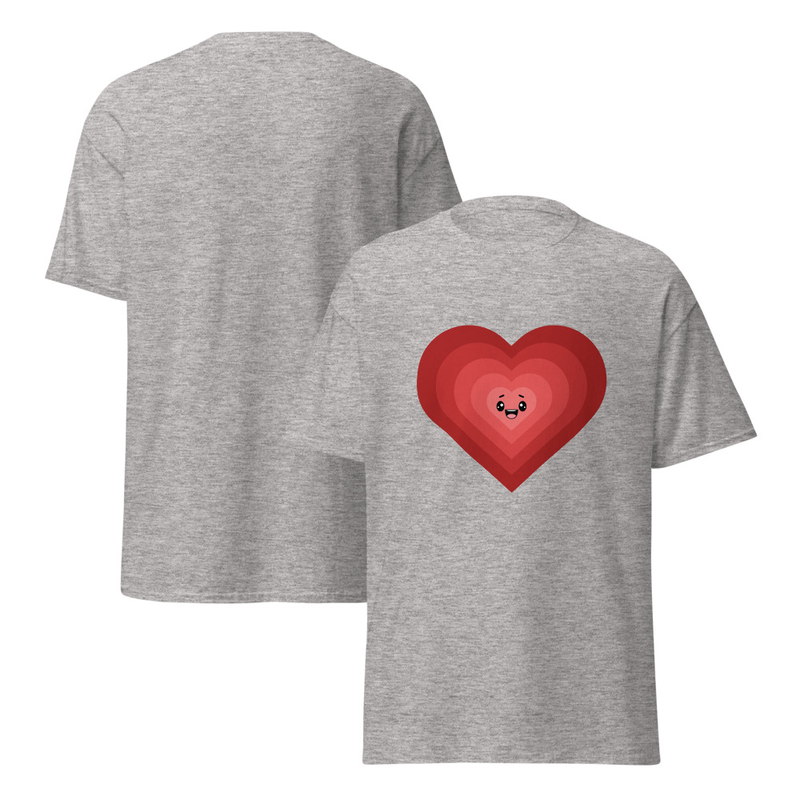 Valentine's Stacked Heart Adult Unisex Tee