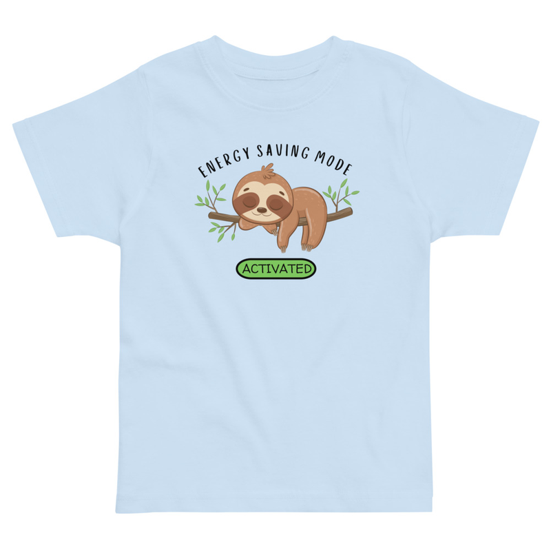Energy Saving Mode Sloth Toddler Tee