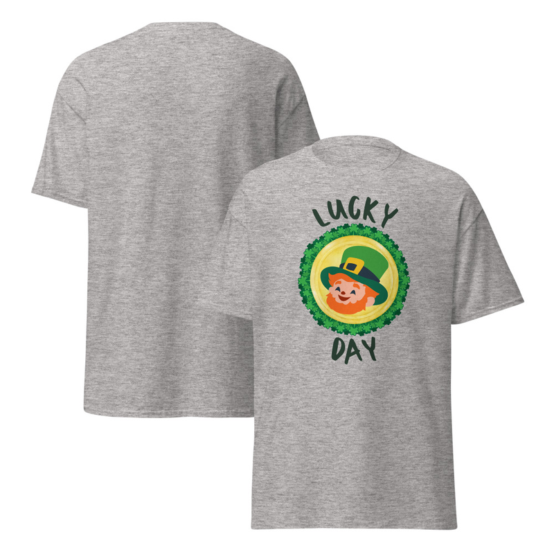 St. Patrick's Lucky Day Leprechaun Adult Unisex Tee