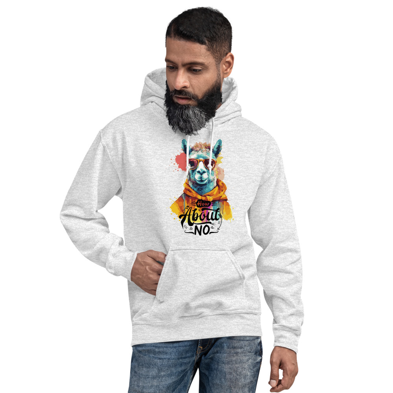 How About No Llama Unisex Hoodie