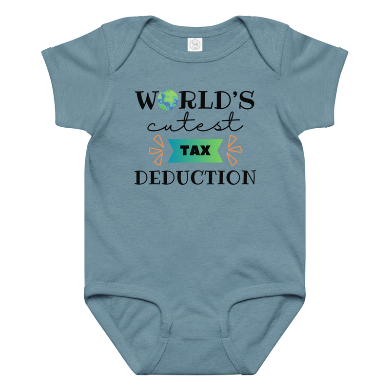 World's Cutest Tax Deduction Baby Bodysuit
