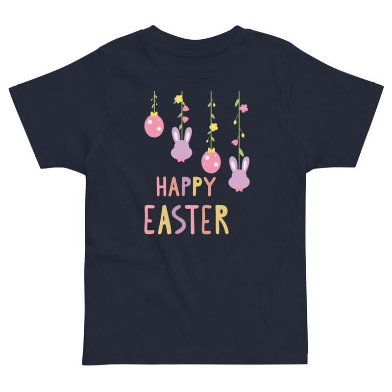 Easter Hanging Eggs and Bunnies Toddler Tee