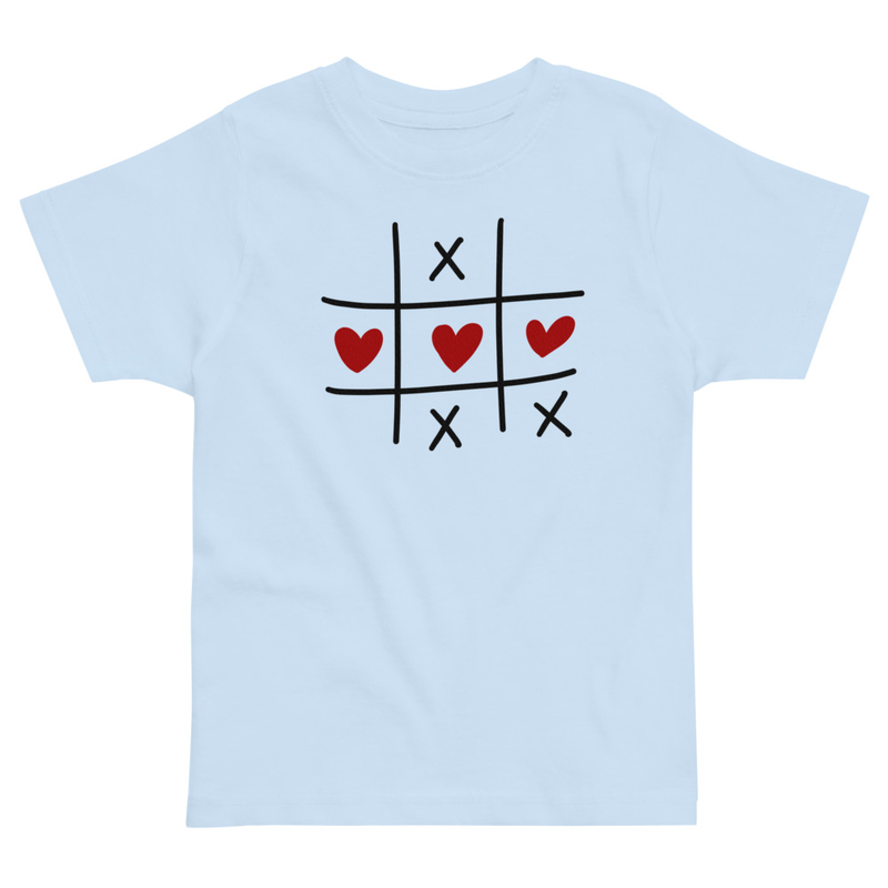 Valentine's Tic Tac Hearts Toddler Tee