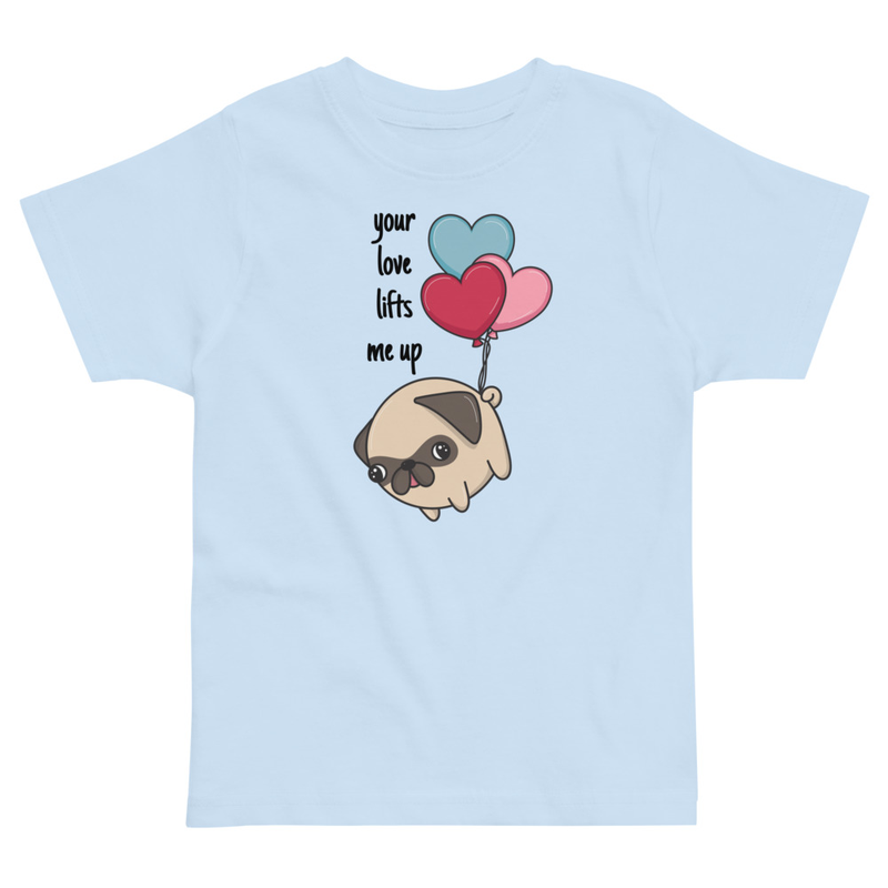 Valentine's Your Love Lifts Me Up Toddler Tee