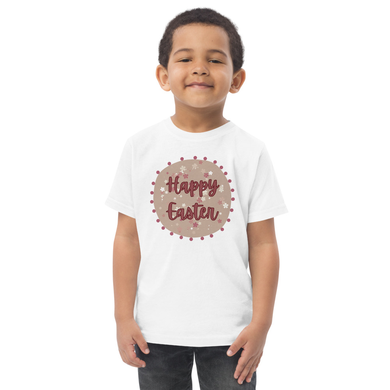 Easter Flower Background Toddler Tee