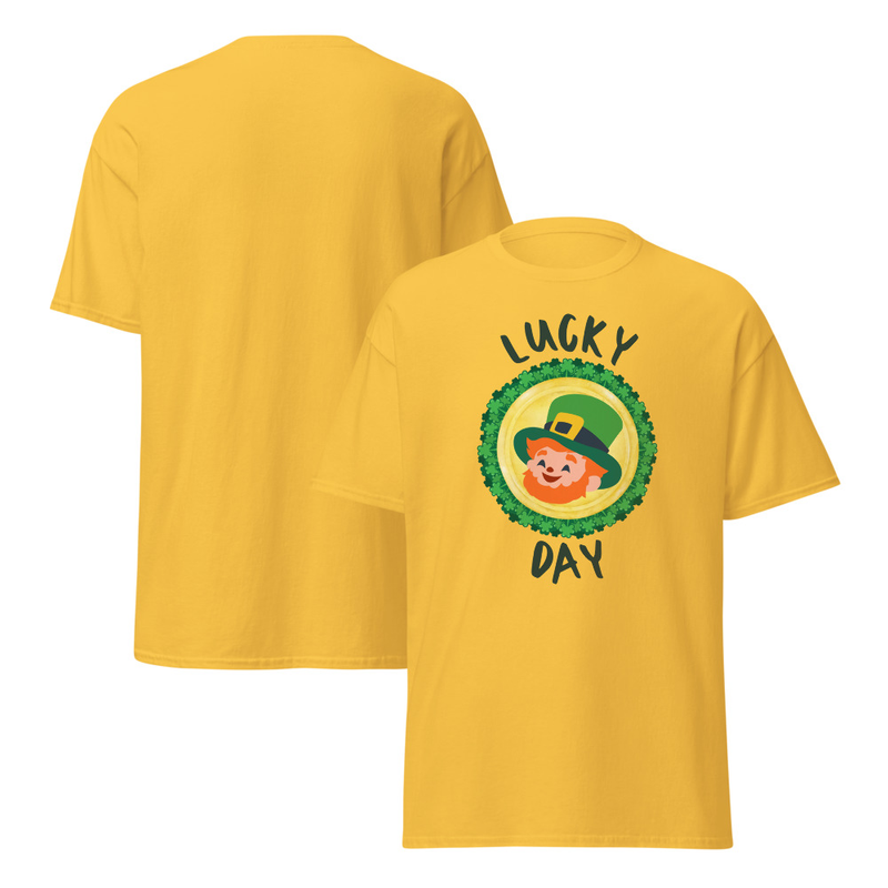 St. Patrick's Lucky Day Leprechaun Adult Unisex Tee