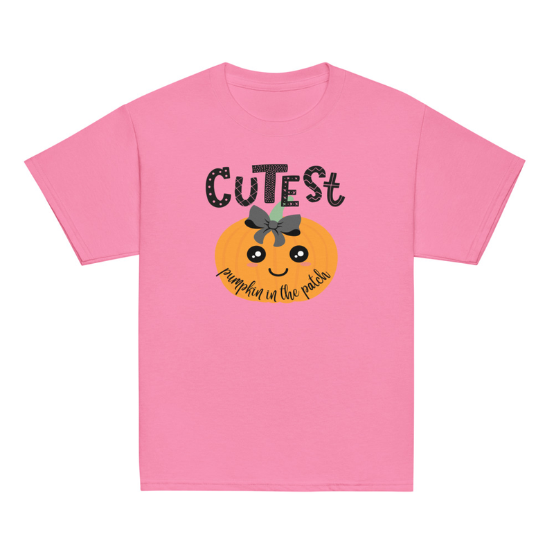 Halloween Cutest Pumpkin in the Patch Youth Tee