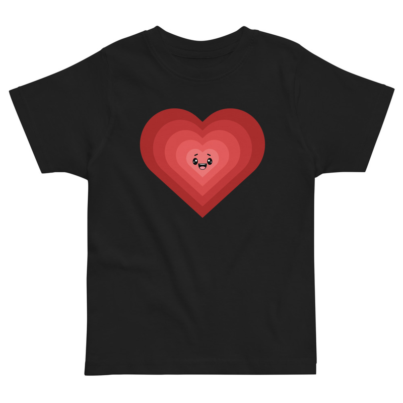 Valentine's Stacked Heart Toddler Tee