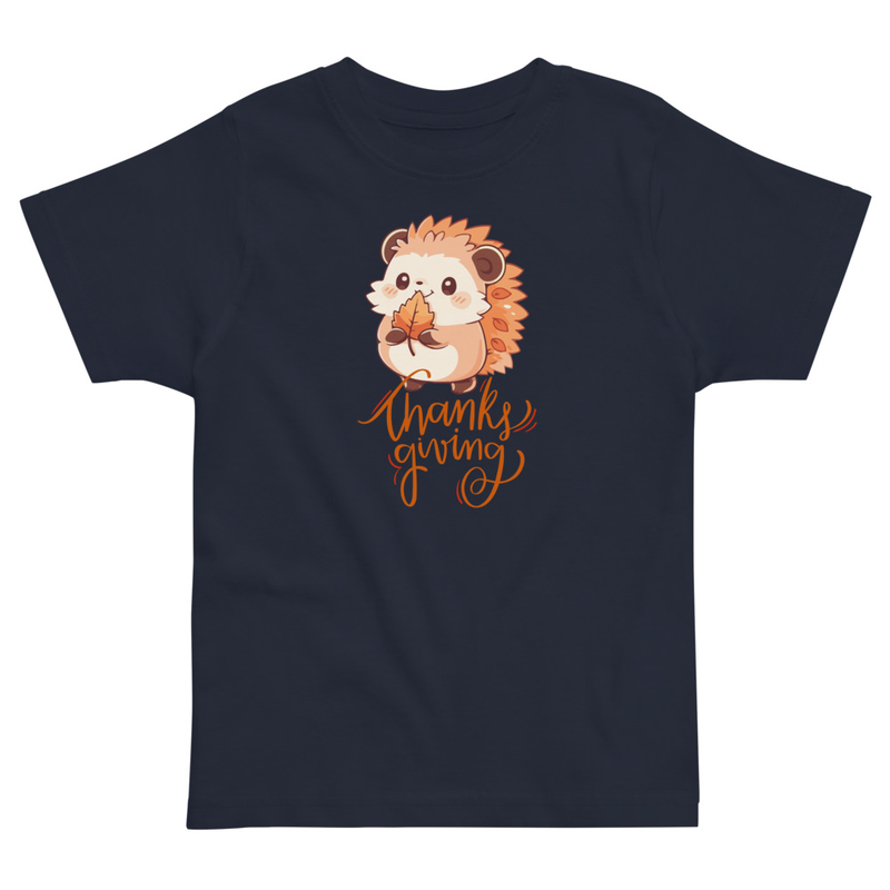 Thanksgiving Hedgehog Toddler Tee