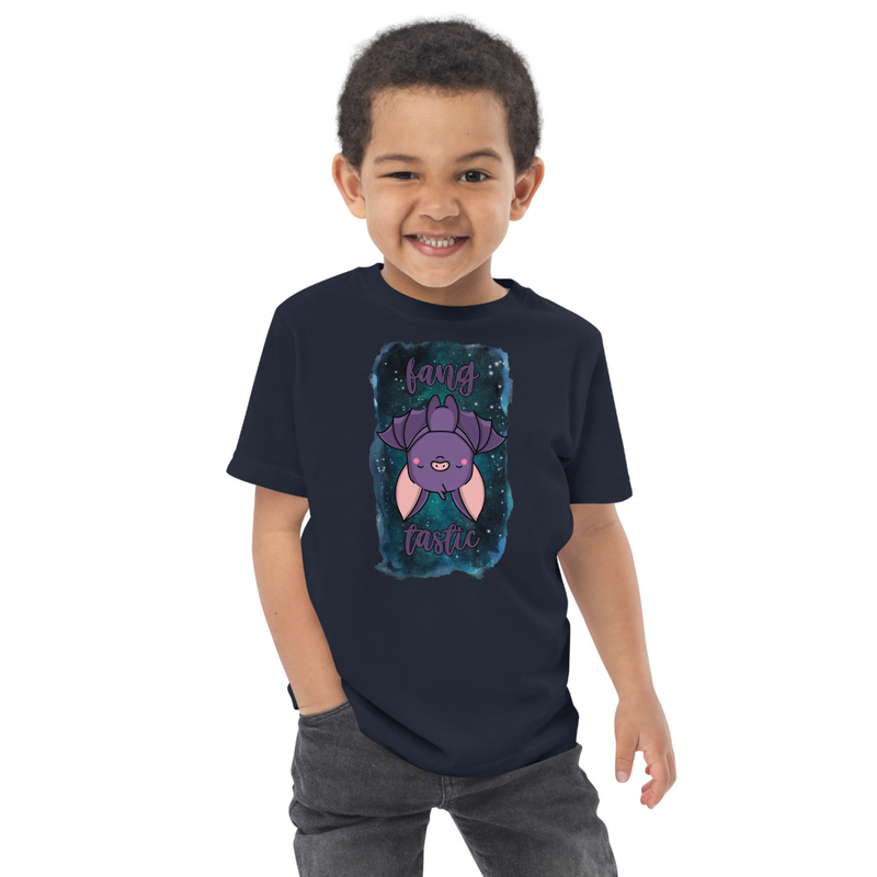 Halloween Fangtastic Cute Bat Toddler Tee