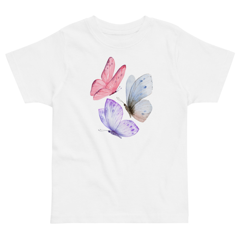 Kid Designs Butterflies by Josie Toddler Tee