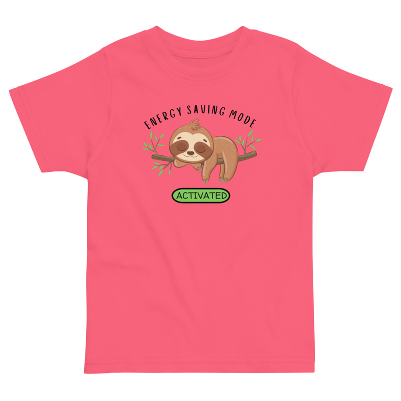 Energy Saving Mode Sloth Toddler Tee