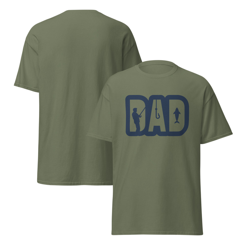 Dad Fishing Adult Unisex Tee
