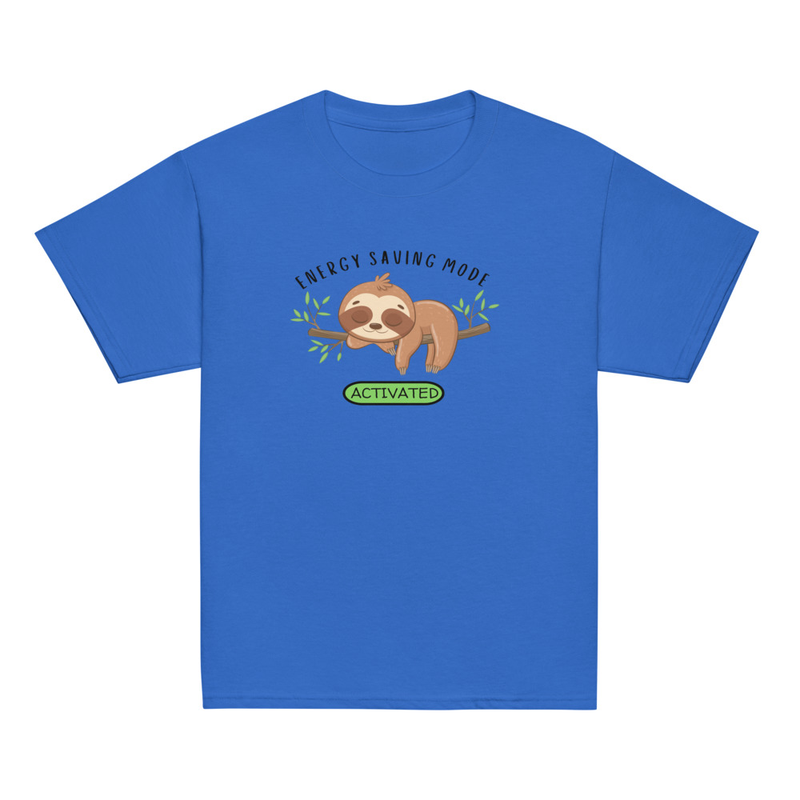 Energy Saving Mode Sloth Youth Tee