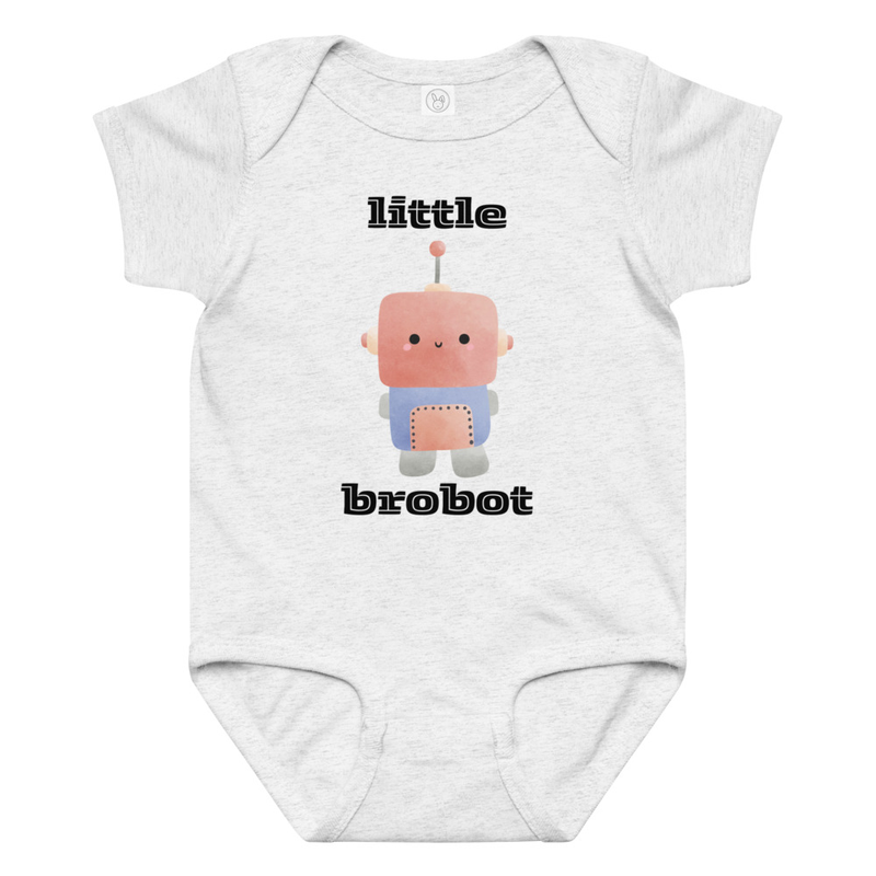Little Brobot Baby Bodysuit