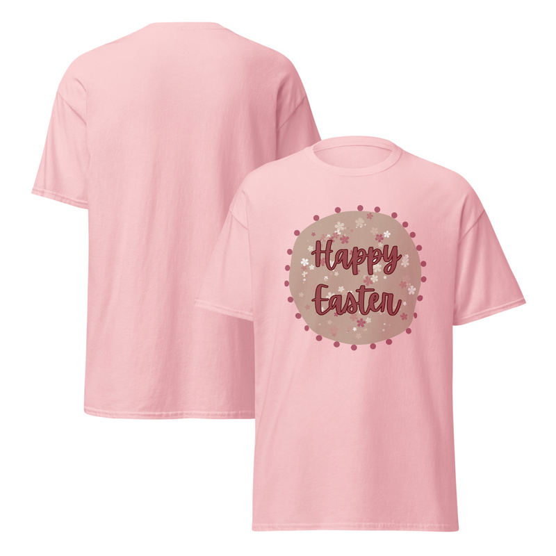 Easter Flower Background Adult Unisex Tee