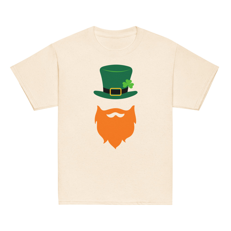St. Patrick's Beard and Hat Youth Tee