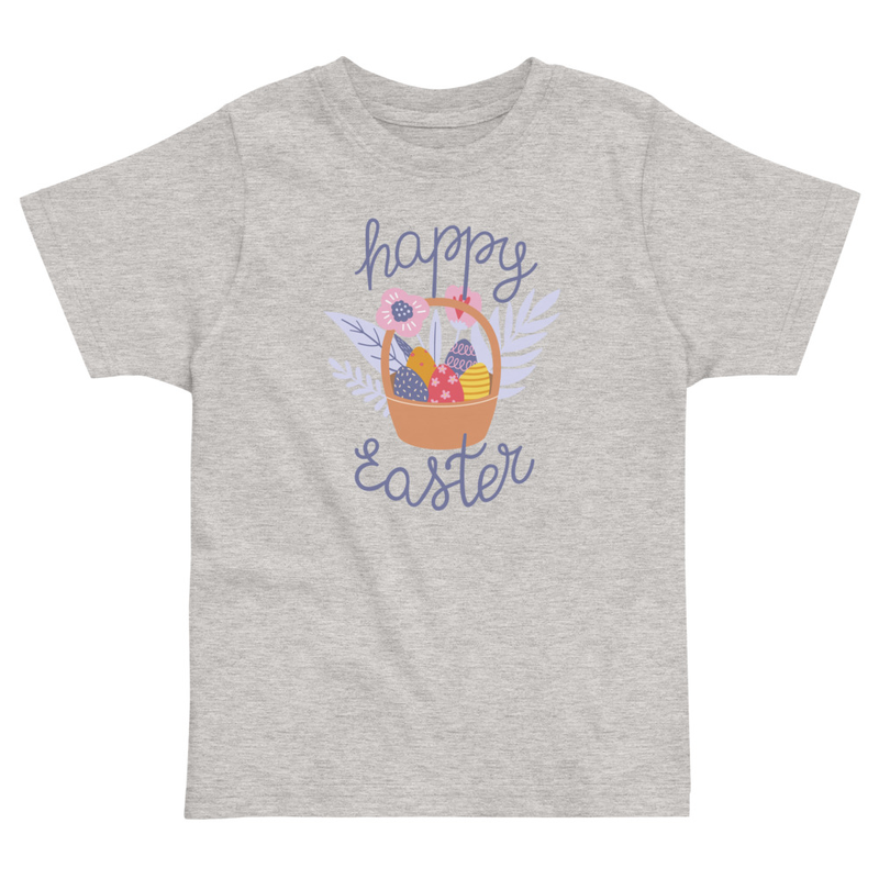 Easter Basket with Eggs Toddler Tee