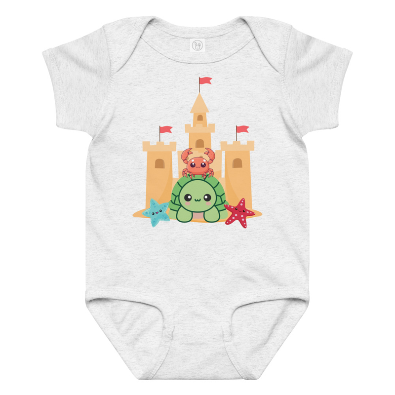 Kid Designs Sandy Friends by Callum Baby Bodysuit