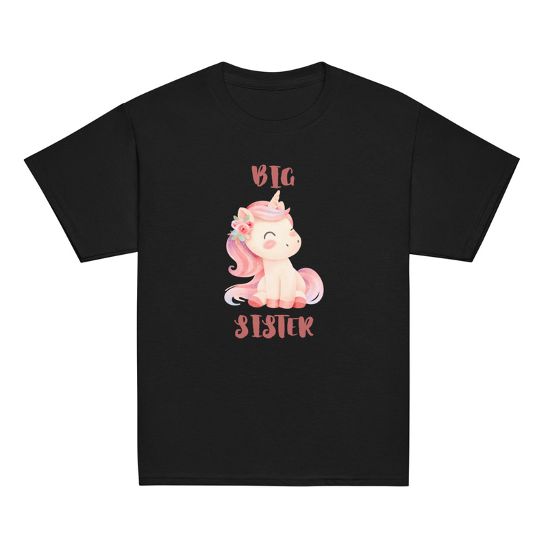Big Sister Unicorn Youth Tee