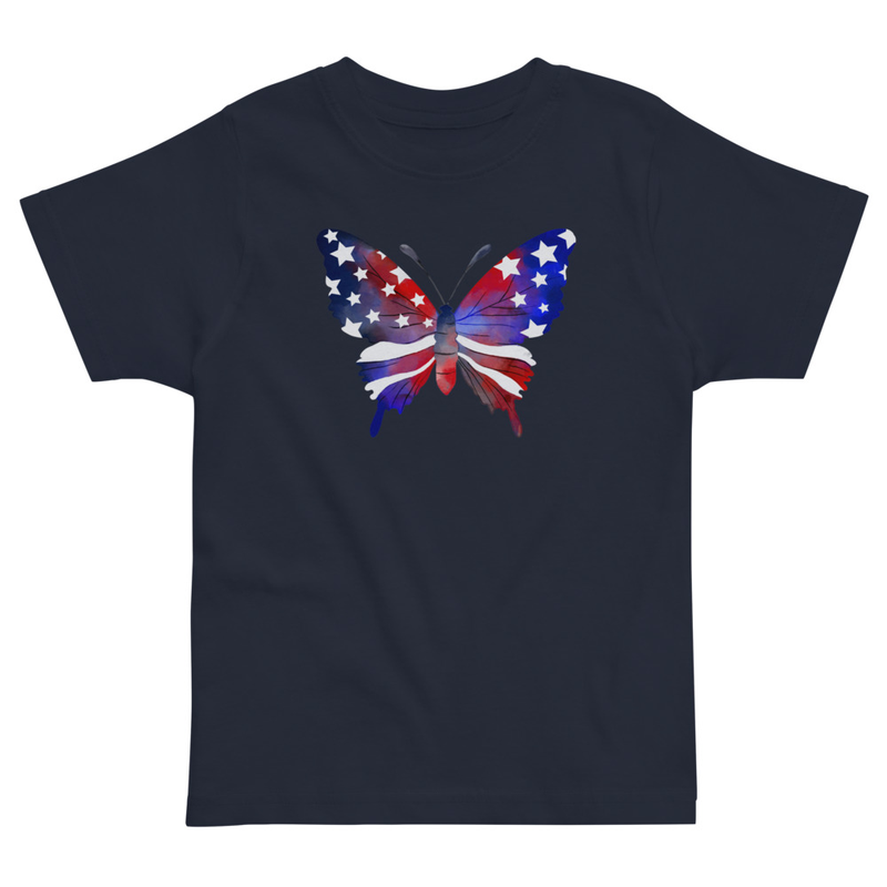 Independence Butterfly Toddler Tee