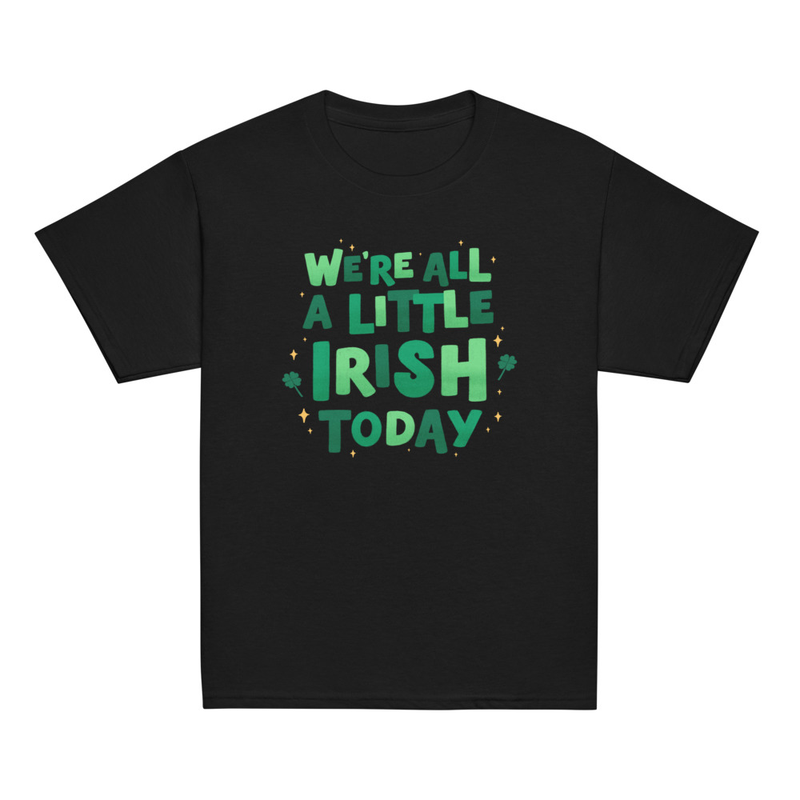 St. Patrick's We're All A Little Irish Today Youth Tee