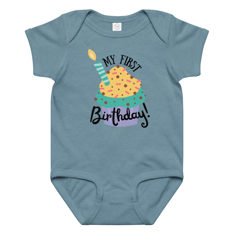 My First Birthday Baby Bodysuit