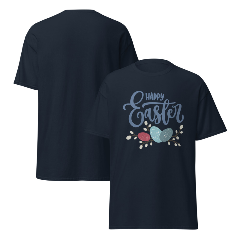 Easter Happy Easter Bird Eggs Adult Unisex Tee