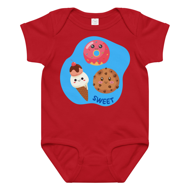 Kid Designs Sweet by Aiden Baby Bodysuit