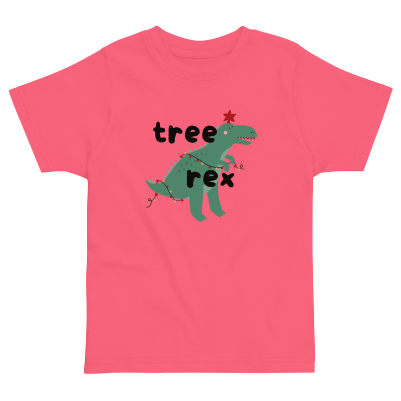 Christmas Tree Rex Toddler Tee