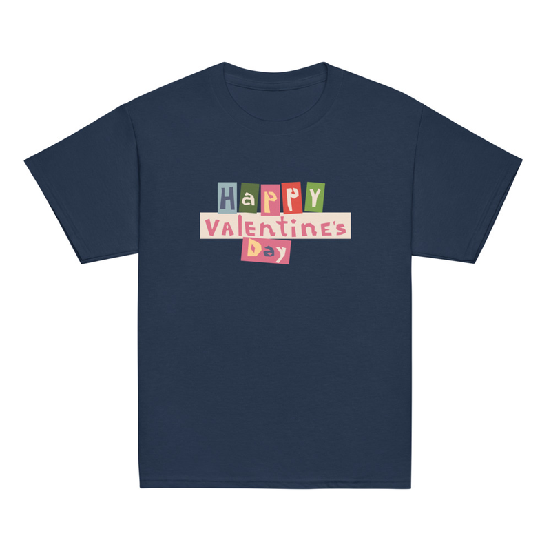 Valentine's Cutout Letters Youth Tee