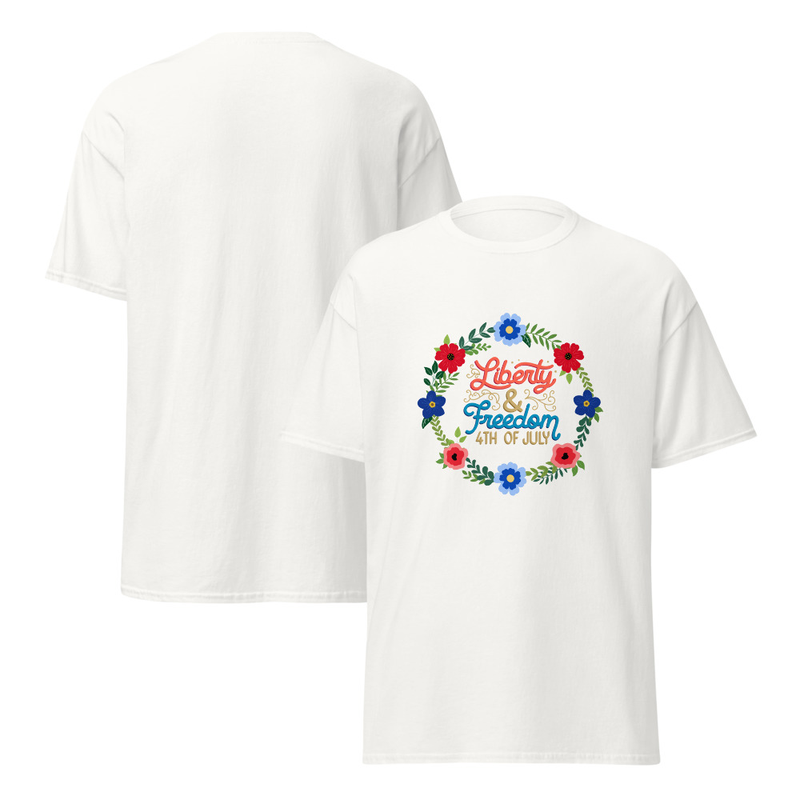 Independence Liberty and Freedom Adult Unisex Tee