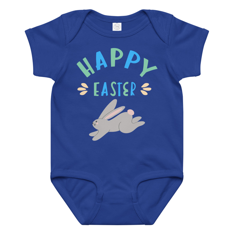Easter Happy Easter Bunny Baby Bodysuit