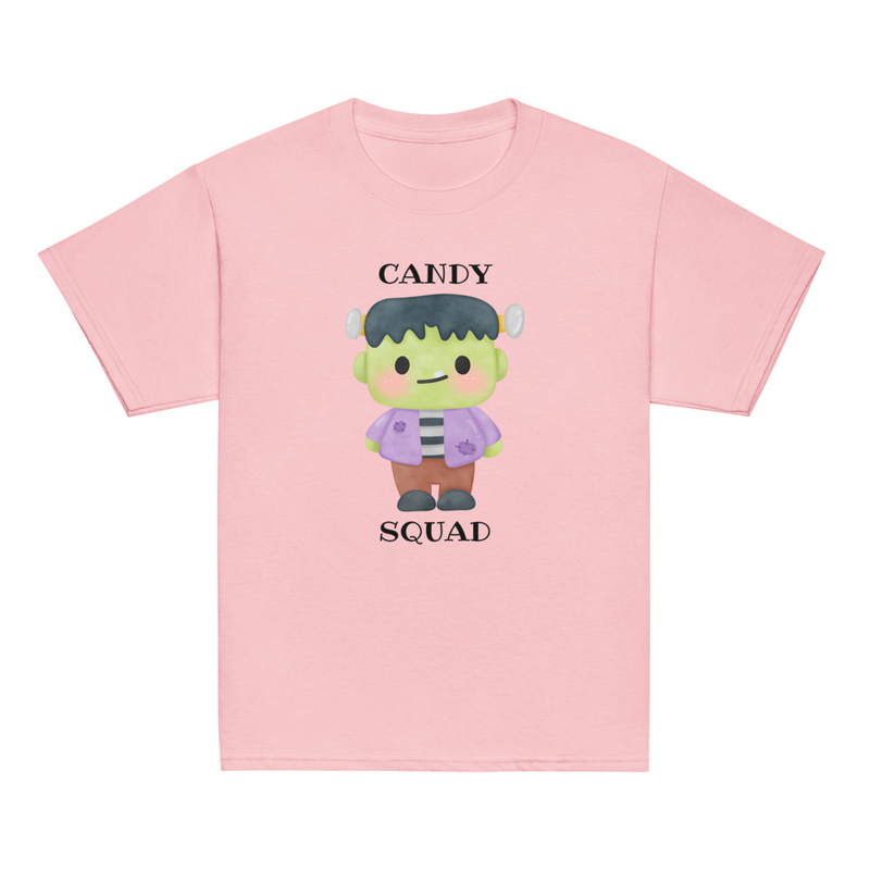 Halloween Candy Squad Frankenstein Youth Tee