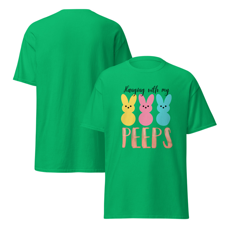 Easter Hanging With My Peeps Adult Unisex Tee