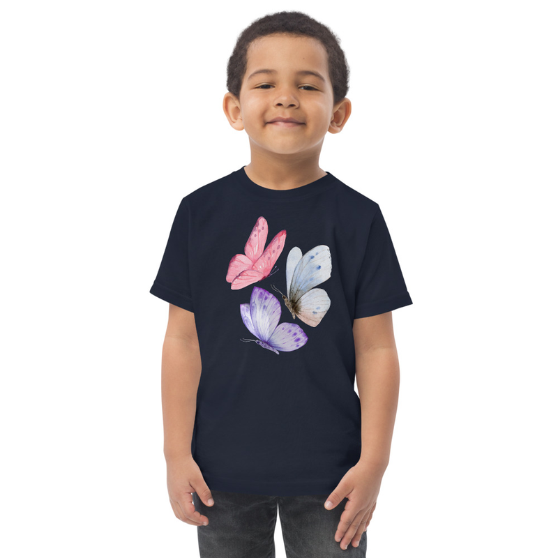 Kid Designs Butterflies by Josie Toddler Tee