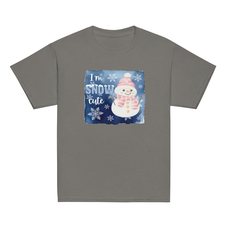 Christmas I'm Snow Cute Snowman Youth Tee