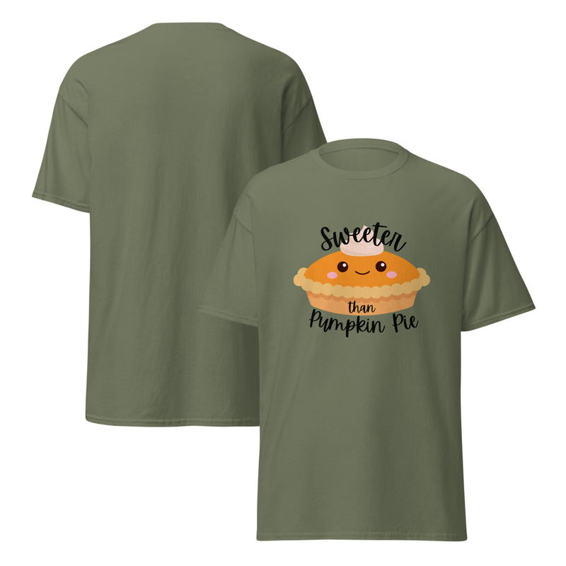 Thanksgiving Sweeter than Pumpkin Pie Adult Unisex Tee