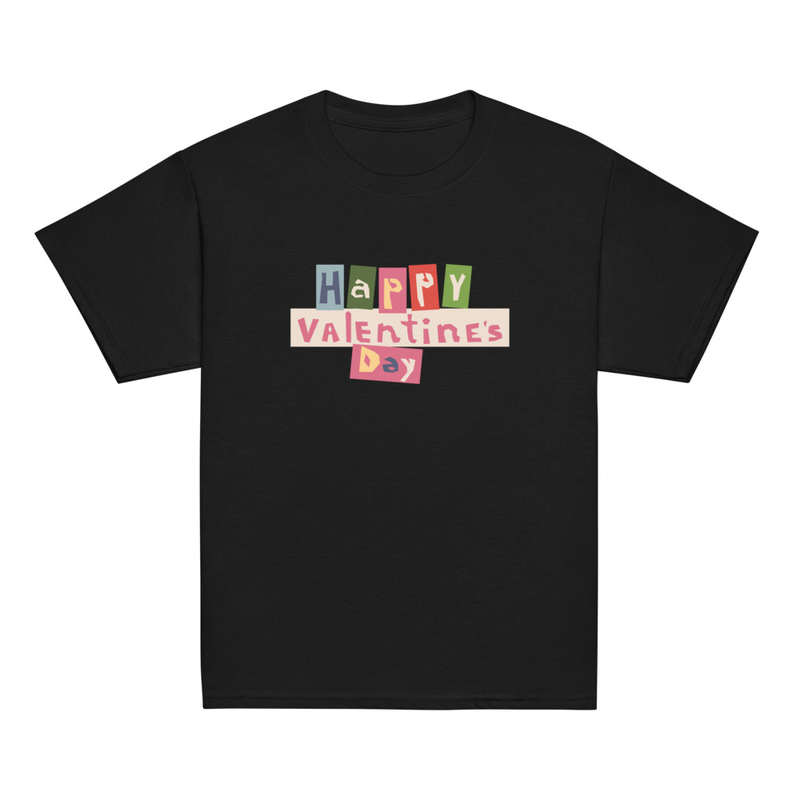 Valentine's Cutout Letters Youth Tee
