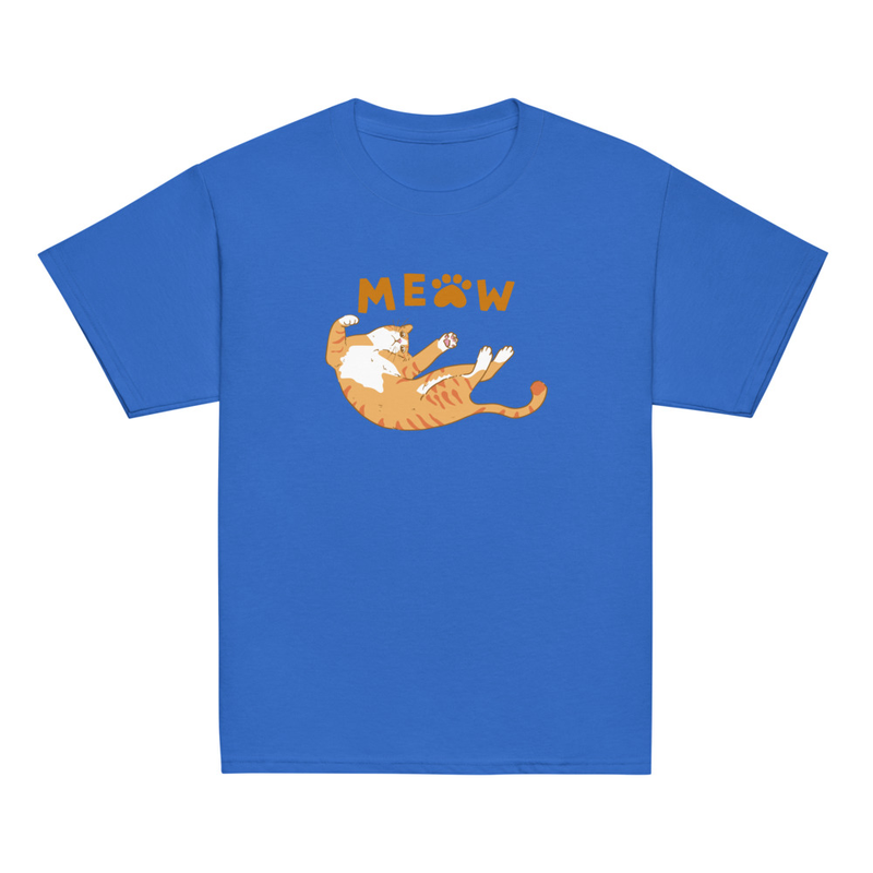 Kid Designs Meow by Aiden Youth Tee