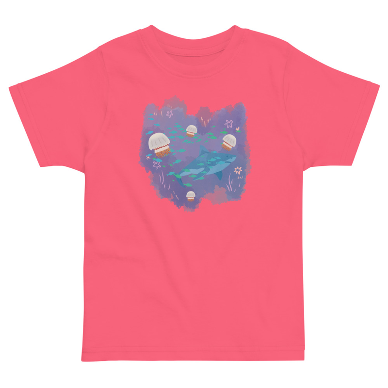 Kid Designs Ocean by Callum Toddler Tee