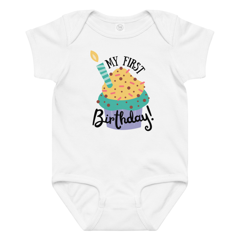 My First Birthday Baby Bodysuit