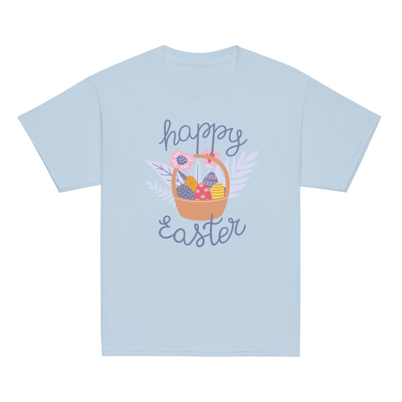 Easter Basket with Eggs Youth Tee