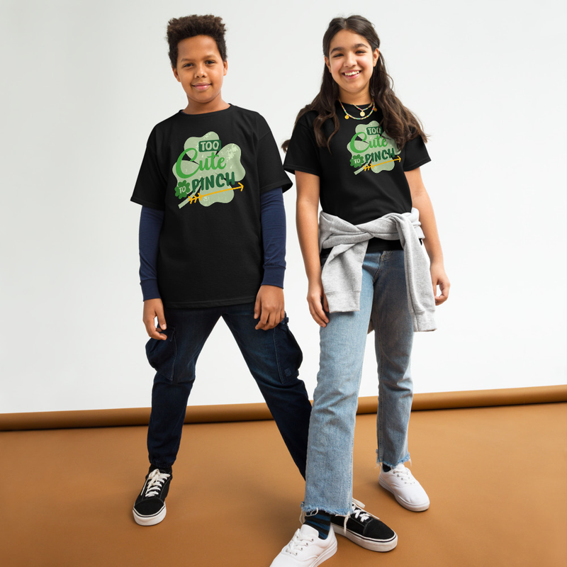 St. Patrick's Too Cute to Pinch Youth Tee
