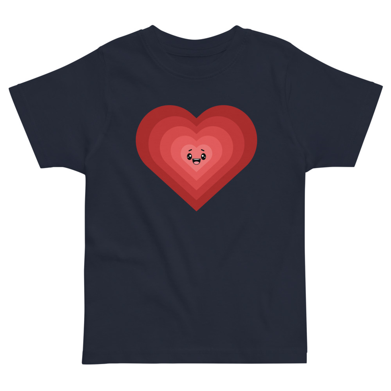 Valentine's Stacked Heart Toddler Tee