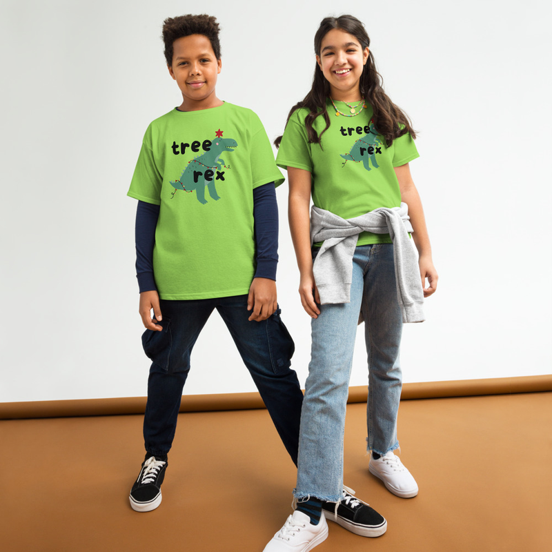 Christmas Tree Rex Youth Tee