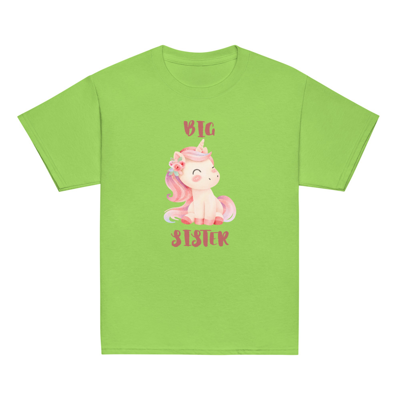 Big Sister Unicorn Youth Tee