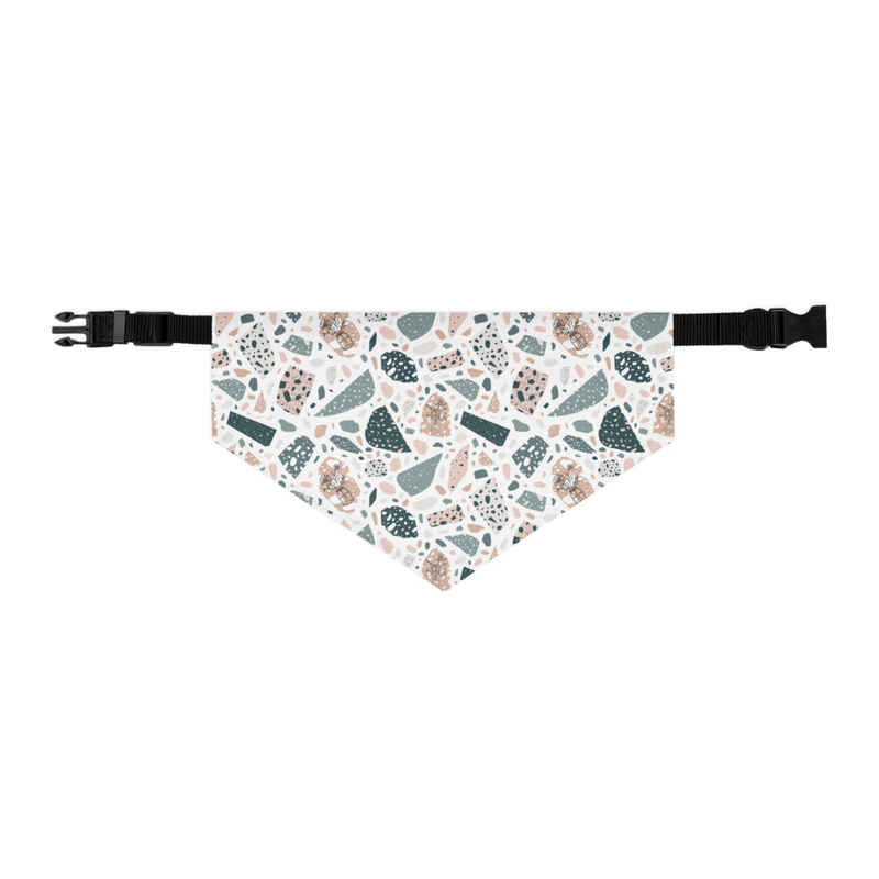 Flower Speckle Pattern Pet Bandana Collar