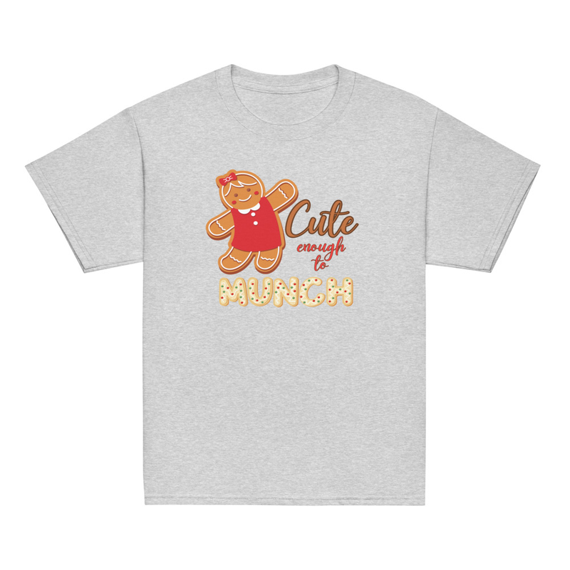 Christmas Cute Enough to Munch Youth Tee