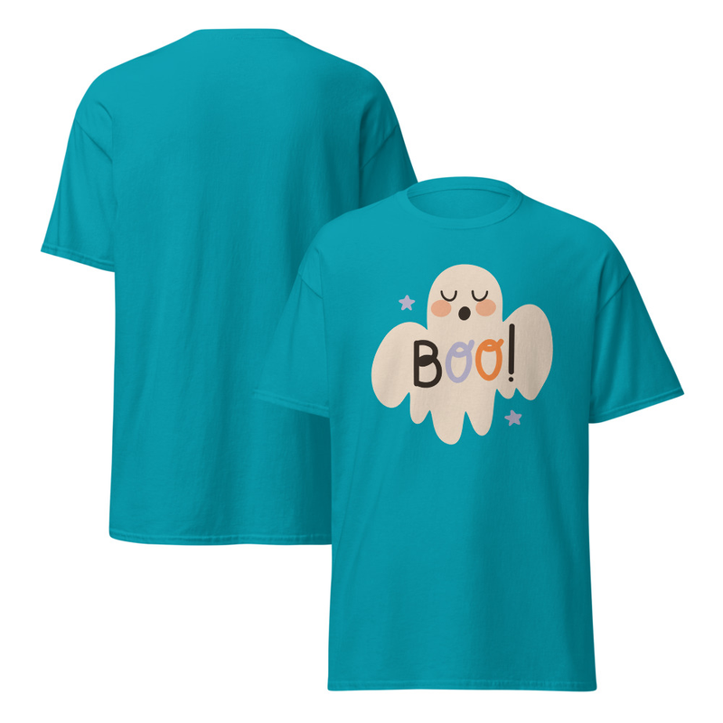 Halloween Boo Ghost Adult Unisex Tee